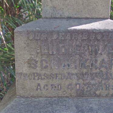 SCHWIKKARD Ludie W.E. -1910