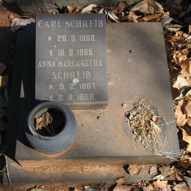 SCHREIB Carl 1869-1955 &amp; Anna Margarethe 1867-1958