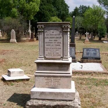 SIMPSON Agnes Brown 1839-1903 :: SIMPSON Dundas 18?7-1948