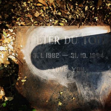 TOIT Peter, du 1982-1984
