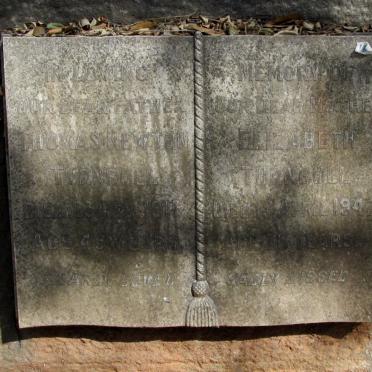 TURNBULL Thomas Newton -1911 &amp; Elizabeth -1947