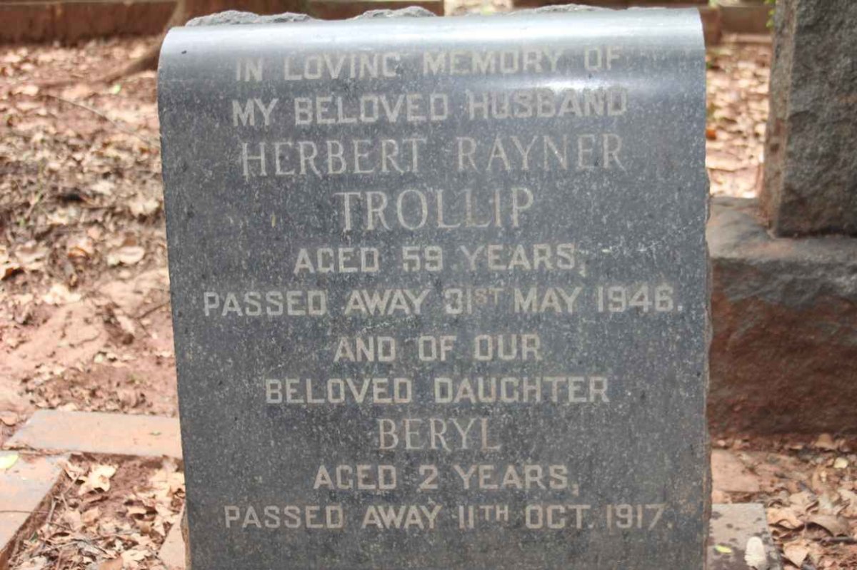 TROLLIP Herbert Rayner -1946 :: TROLLIP Beryl -1917