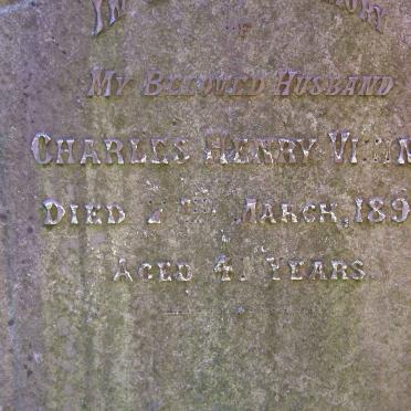 VINING Charles Henry -1897