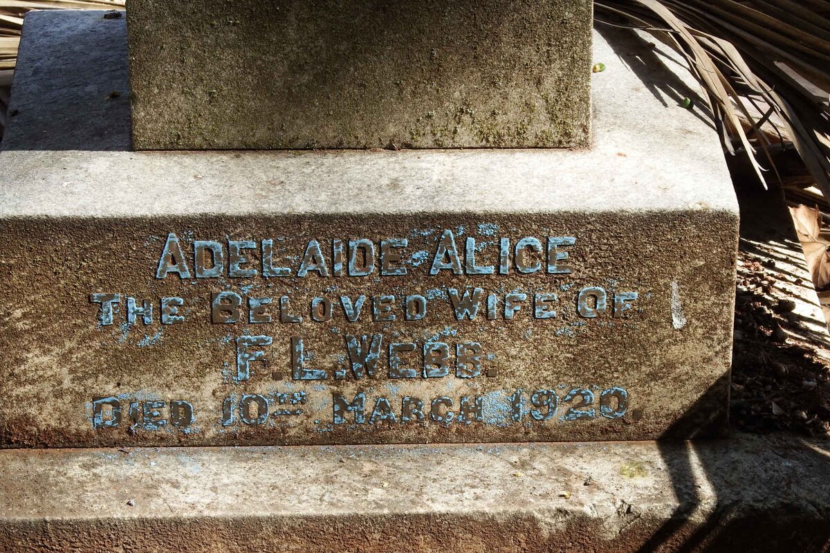 WEBB Adelaide Alice -1920