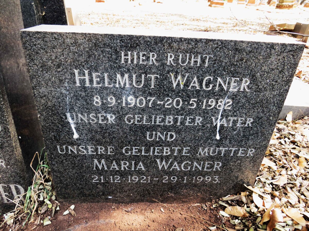 WAGNER Helmut 1907-1982 &amp; Maria 1921-1993
