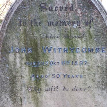 WITHYCOMBE John -1897