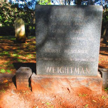 WEIGHTMAN George James 1871-1959 &amp; Auguste Wilhelmina 1879-1960 _2 :: WEIGHTMAN Louise 1899-1899 :: WEIGHTMAN Edna 1901-1902