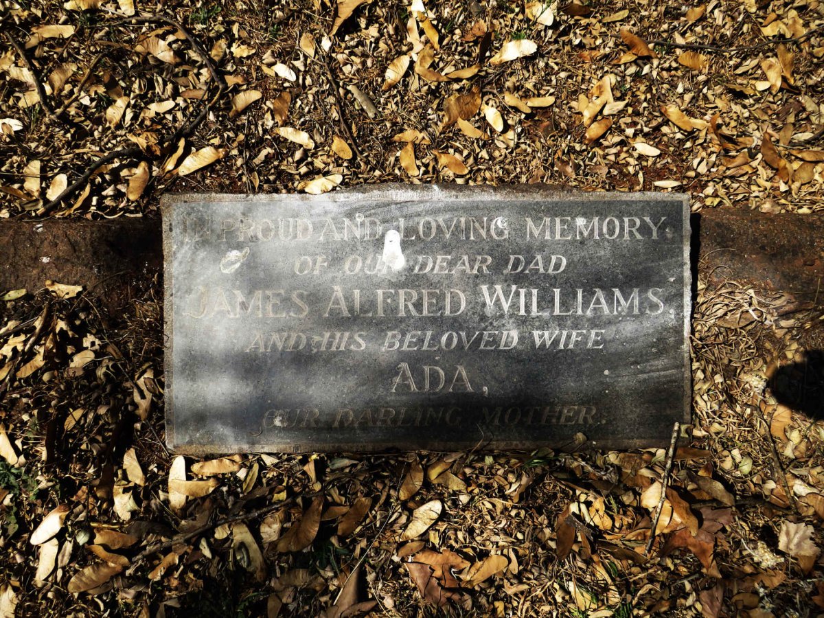 WILLIAMS James Alfred &amp; Ada