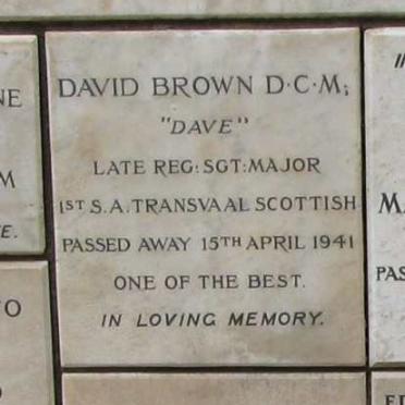 BROWN David -1941