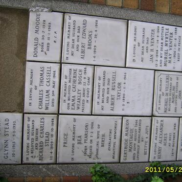 013 Memorial wall