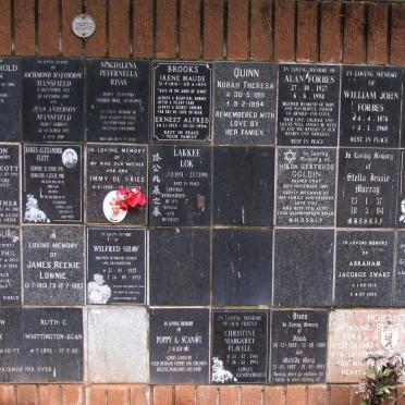 106 Memorial wall 