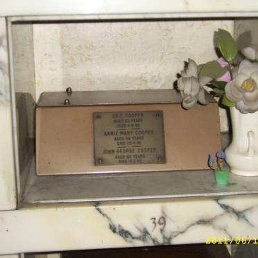 COOPER John George -1945 &amp; Annie Mary -1942 :: COOPER Eric -1940