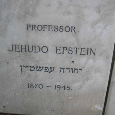EPSTEIN Jehudo 1870-1945