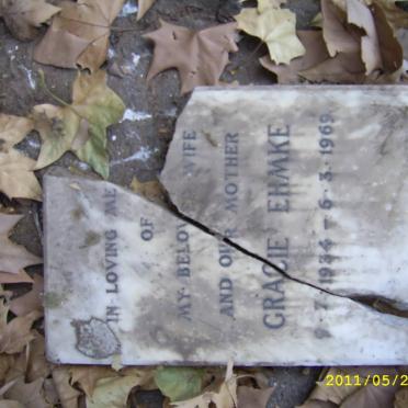 EHMKE Gracie 1934-1969