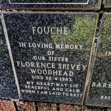 FOUCHE Florence Spivey Woodhead -1983