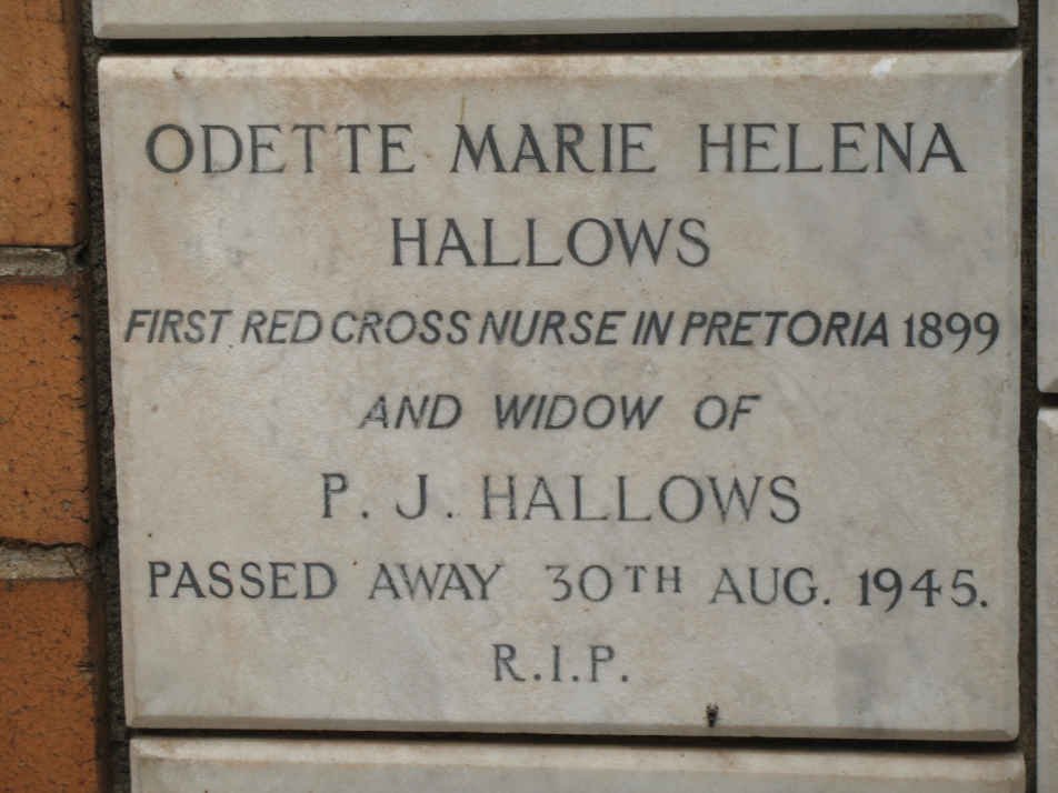HALLOWS Odette Marie Helena -1945