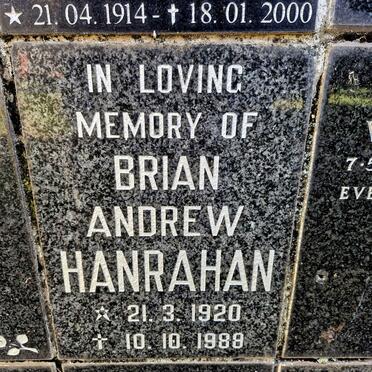 HANRAHAN Brian Andrew 1920-1989