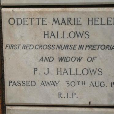 HALLOWS Odette Marie Helena -1945