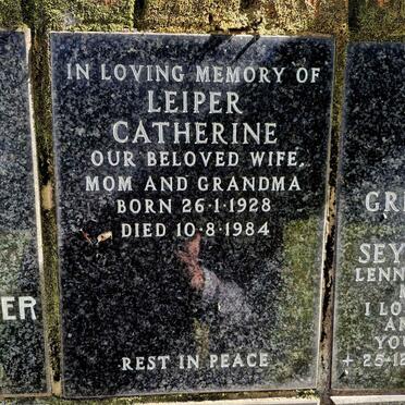 LEIPER Catherine 1928-1984
