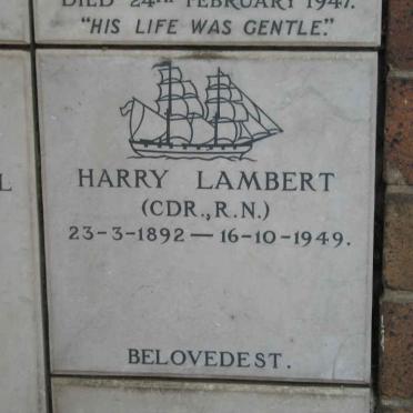LAMBERT Harry 1892-1949