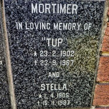 MORTIMER Tup 1902-1967 & Stella 1905-1987