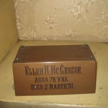 McGREGOR Ellen M. -1951