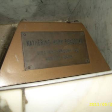 PEACOCKE Katherine Mary 