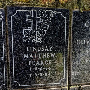 PEARCE Lindsay Matthew 1984-1984