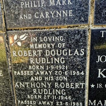 RUDLING Robert Douglas 1921-1984 :: RUDLING Anthony Robert 1946-1988