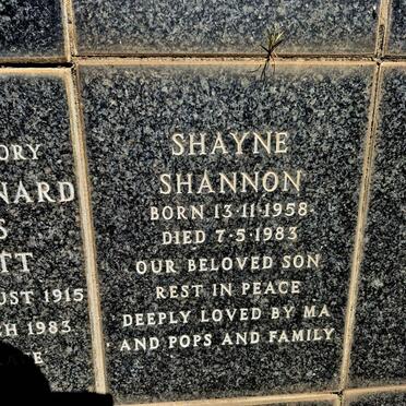 SHANNON Shayne 1958-1983