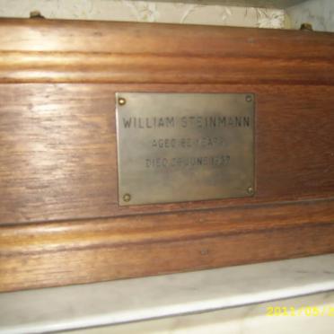 STEINMANN William  -1937