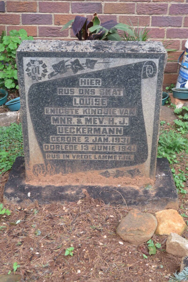 UECKERMANN Louise 1931-1941