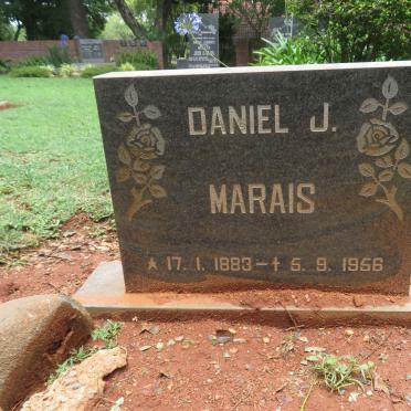 MARAIS Daniel J. 1883-1956