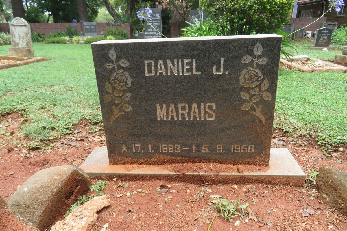 MARAIS Daniel J. 1883-1956