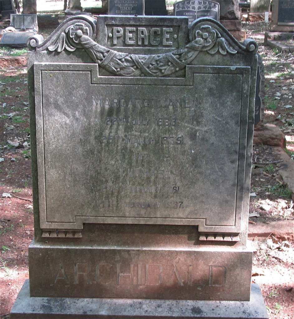 ARCHIBALD Margaret Jane 1883-1935