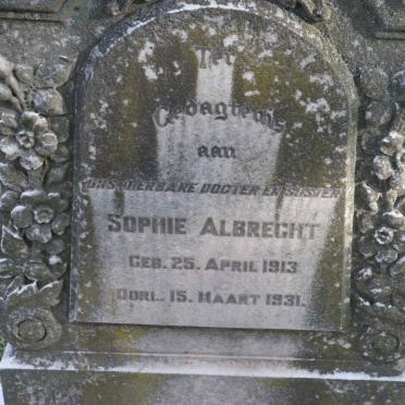 ALBRECHT Sophie 1913-1931