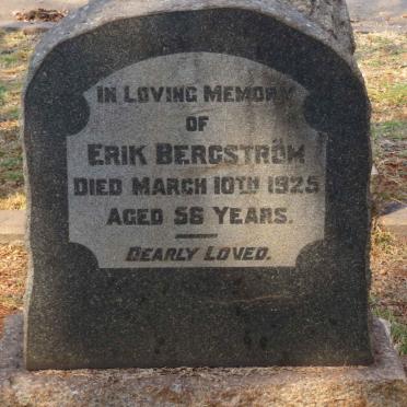 BERGSTRÖM Erik -1925