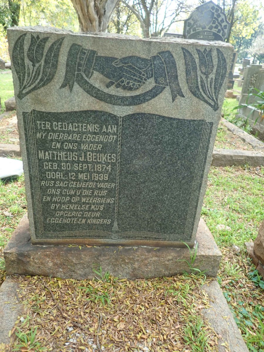 BEUKES Mattheus J. 1874-1939