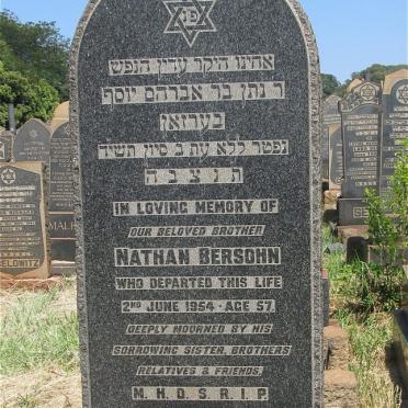 BERSOHN Nathan -1954