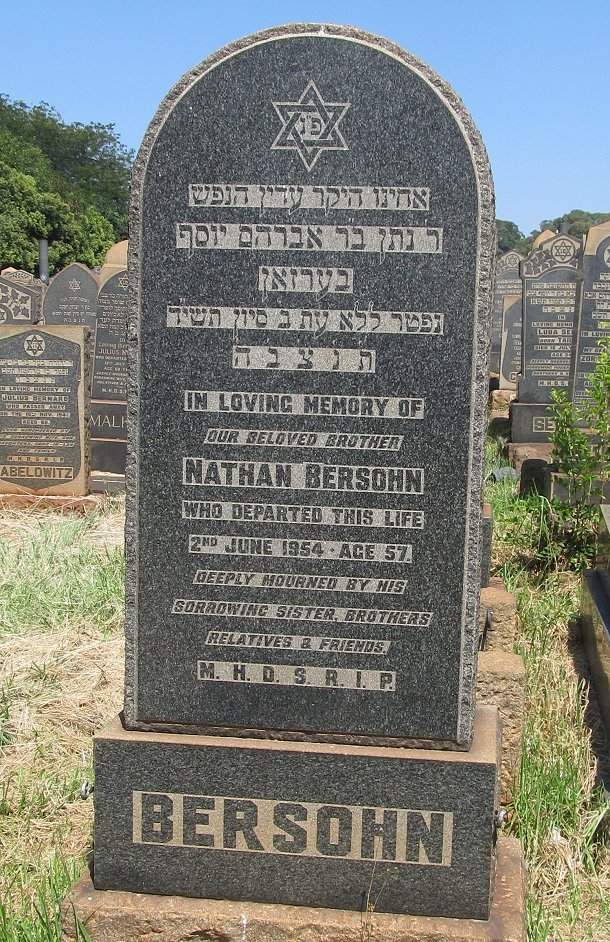 BERSOHN Nathan -1954