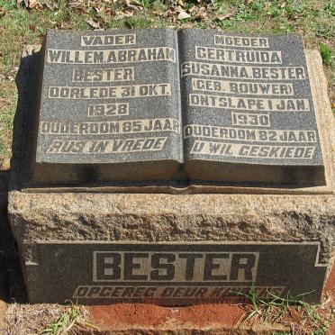 BESTER Willem Abraham -1928 &amp; Gertruida Susanna BOUWER -1930