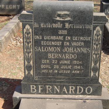 BERNARDO Salomon Johannes 1904-1945