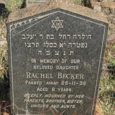 BECKER Rachel -1936