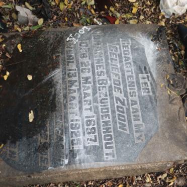 BEZUIDENHOUT Johannes 1887-1925