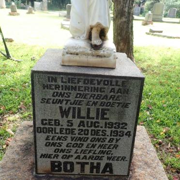 BOTHA Willie 1932-1934