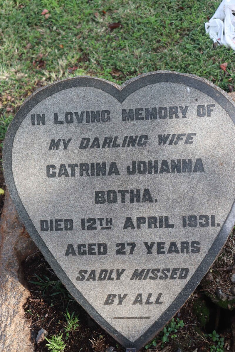 BOTHA Catrina Johanna -1931