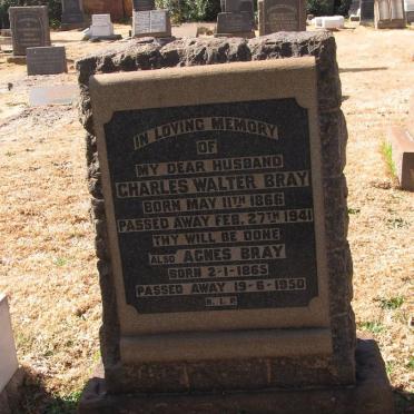 BRAY Charles Walter 1866-1941 &amp; Agnes 1865-1950