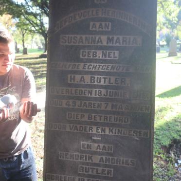 BUTLER Hendrik Andries -1934 &amp; Susanna Maria NEL -1919