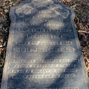 BURMEISTER Ernestine Florence 1914-1928