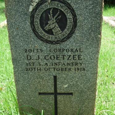 COETZEE D.J. -1918